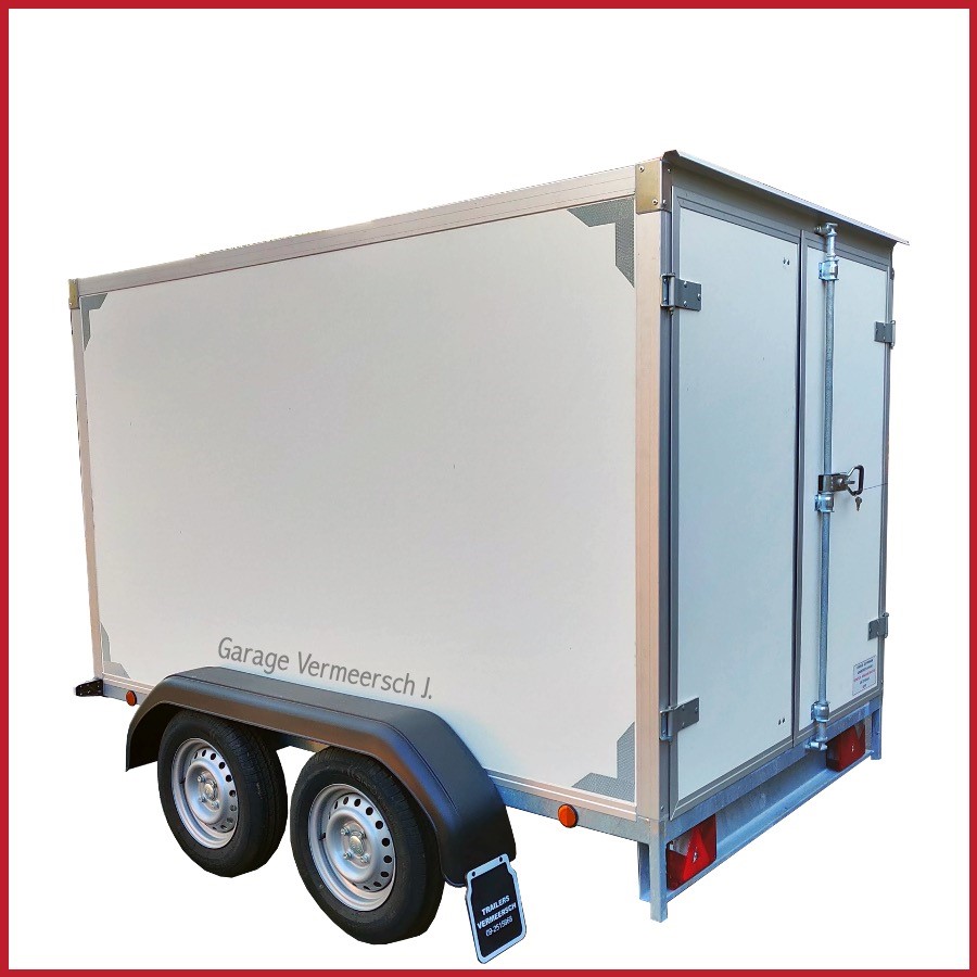 Garage &amp; Trailers Vermeersch J. Gesloten aanhangwagen huur per week